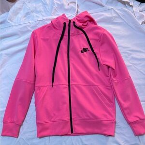 Nike Women's Vibrant Pink Zip-Up Hoodie